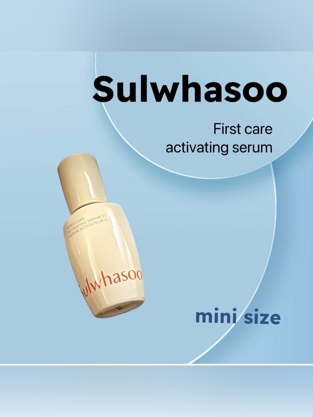 🇰🇷🆕NWOB* SULWHASOO | MINI| Luxe K-Beauty Anti-Aging First Care Activating Serum